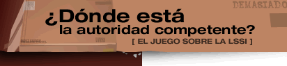 �D�nde est� la autoridad competente?
